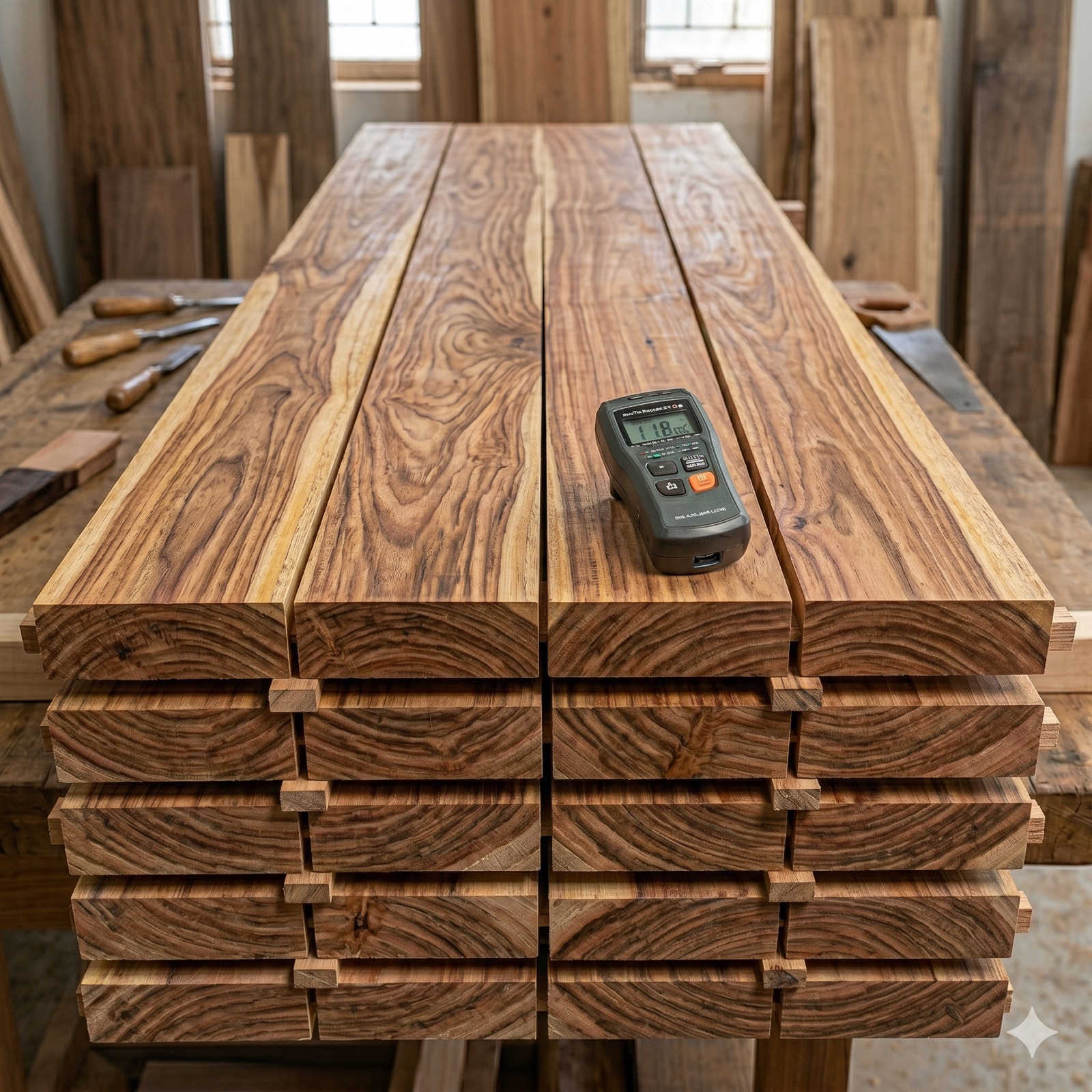 Solid Walnut Grain