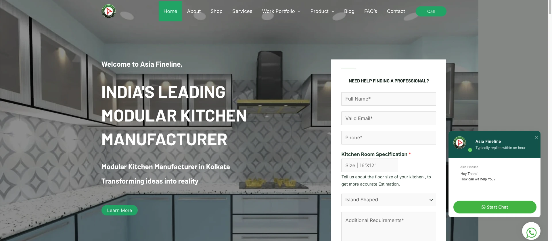 Asian Fineline website after SEO and performance improvements