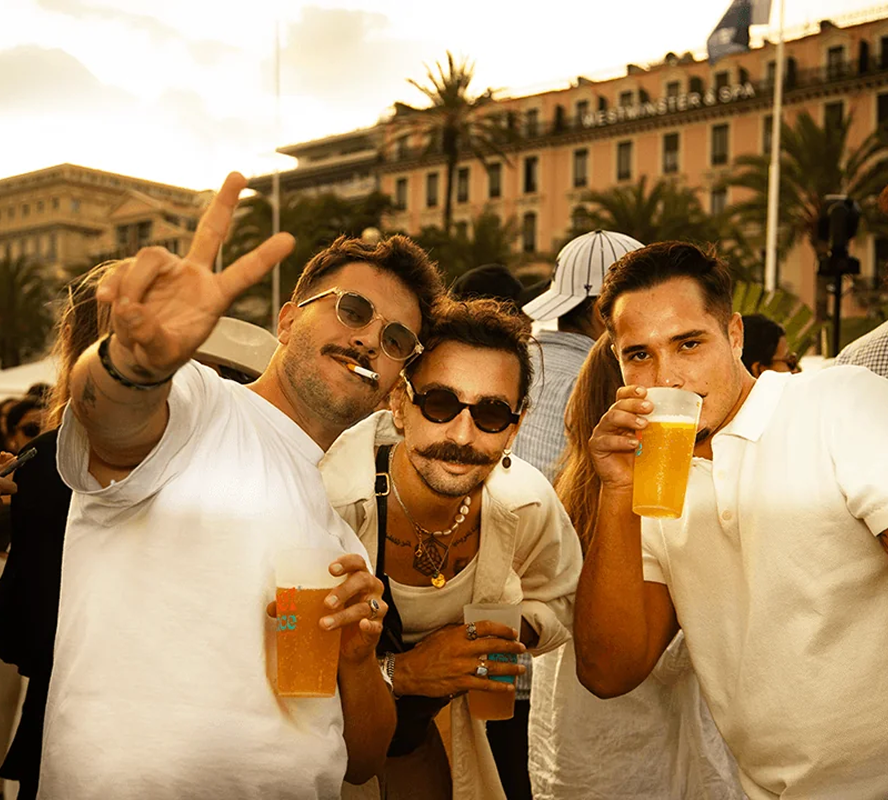 Ambiance soirée privatisation plage Nice, Le Temps d'un Été
