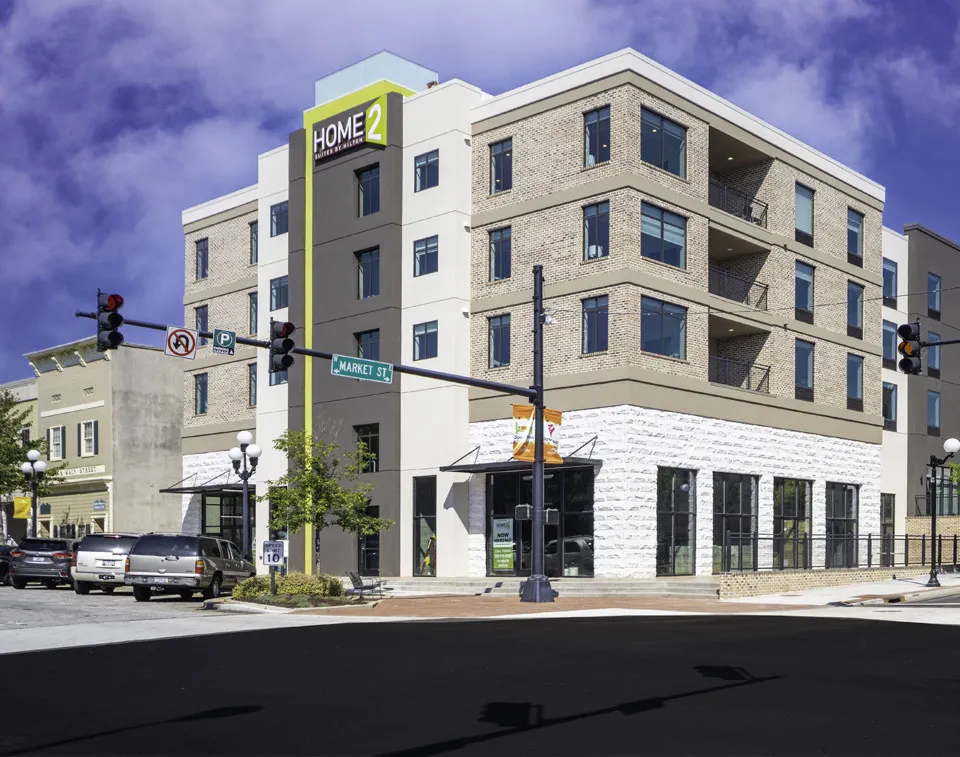 Home2 Suites and McDuffie Parking Deck