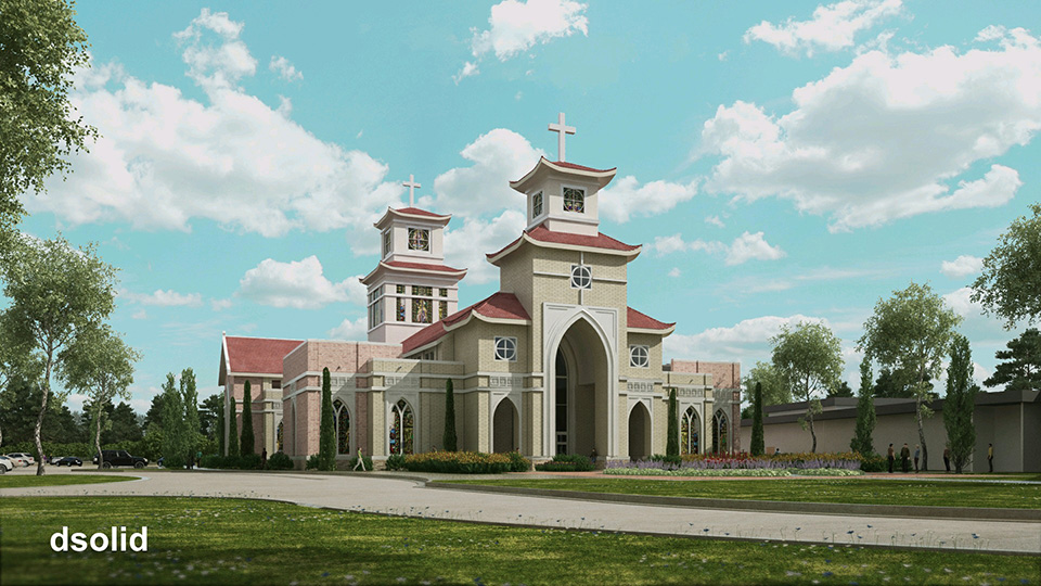 Eye over I-85: Holy Vietnamese Martyrs Catholic Church