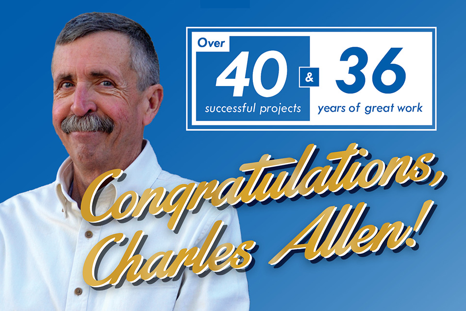 Congratulations Charles Allen!