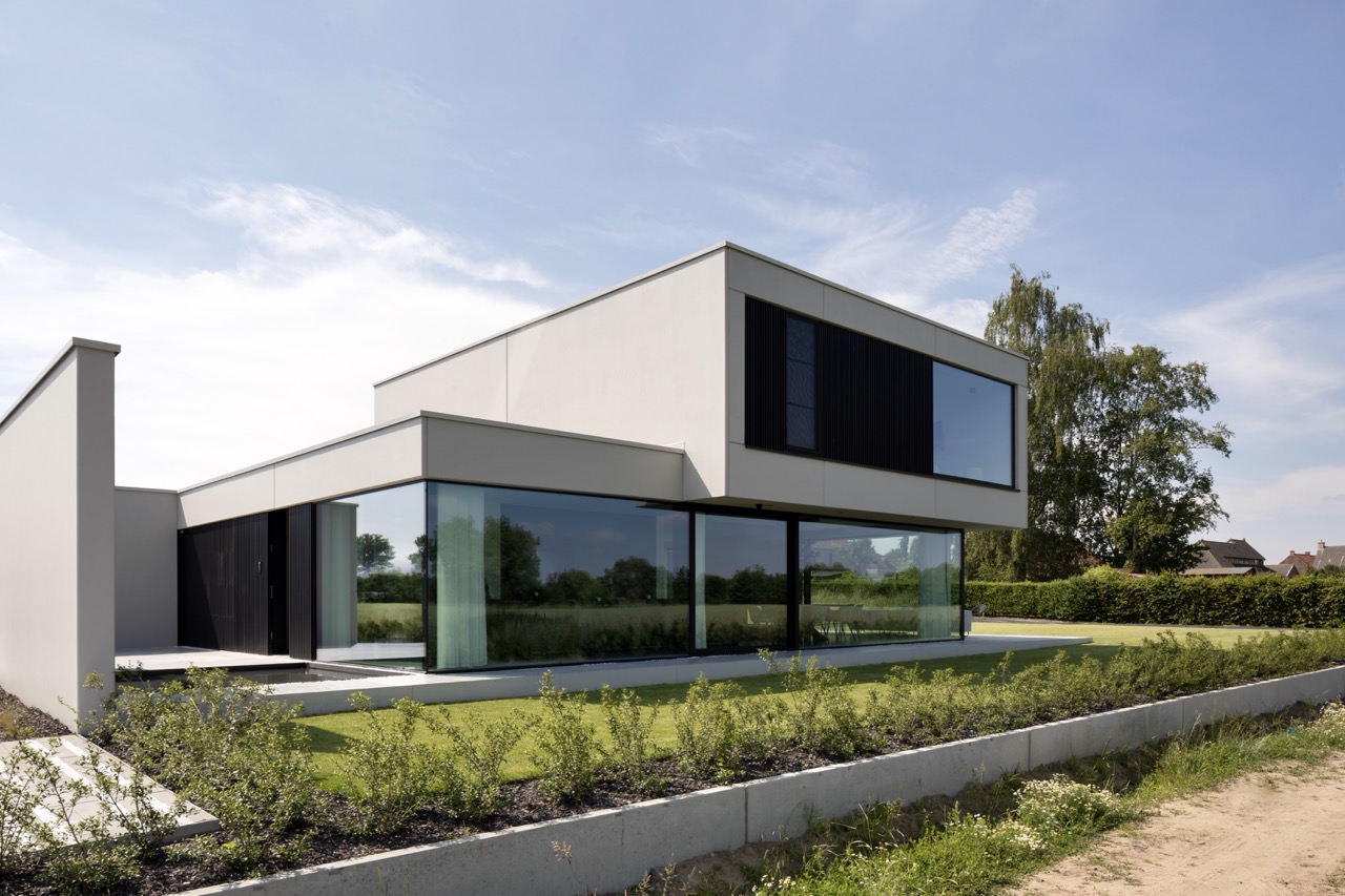 Moderne betonwoning