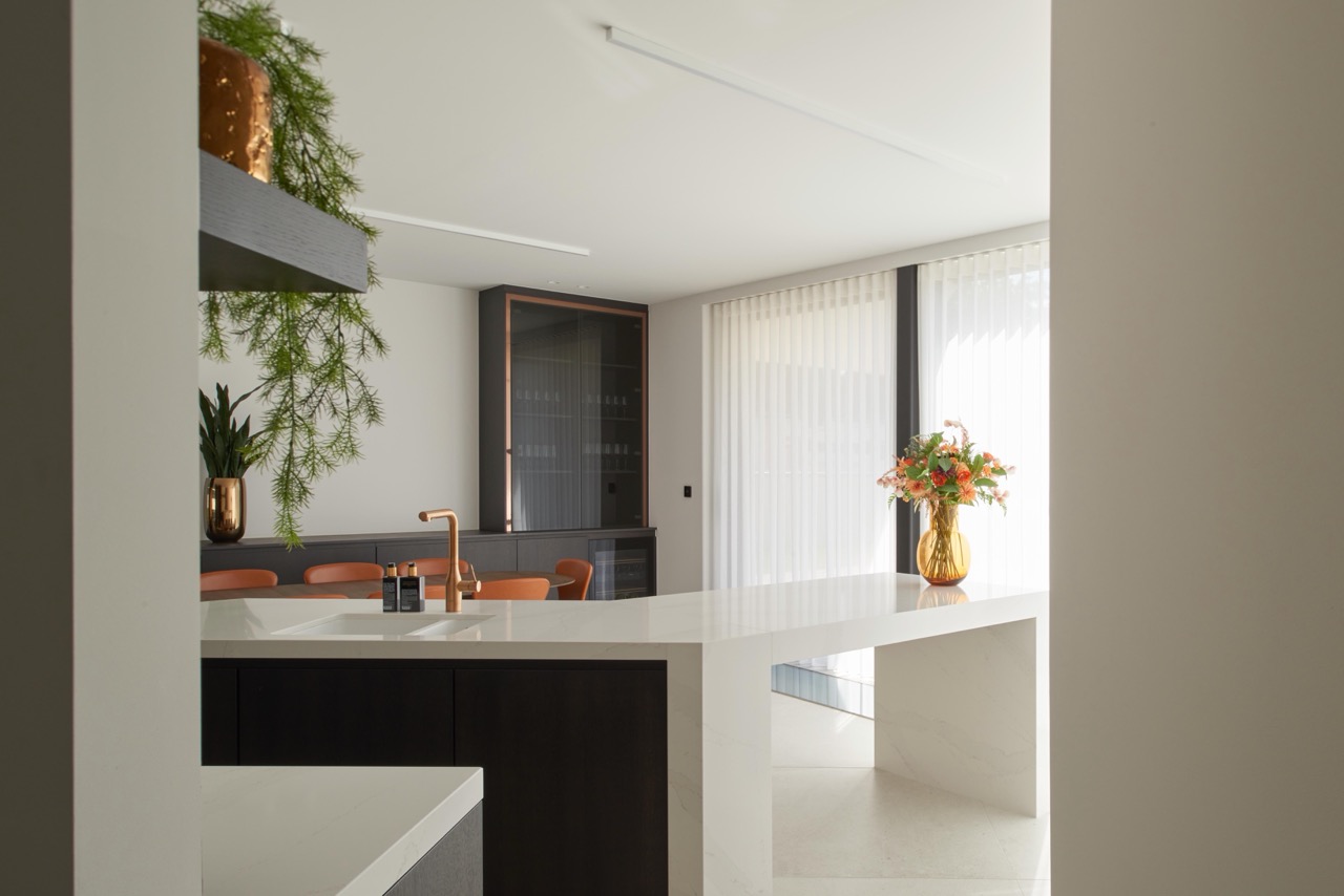 Interieur van de kijkwoning van Concrete House