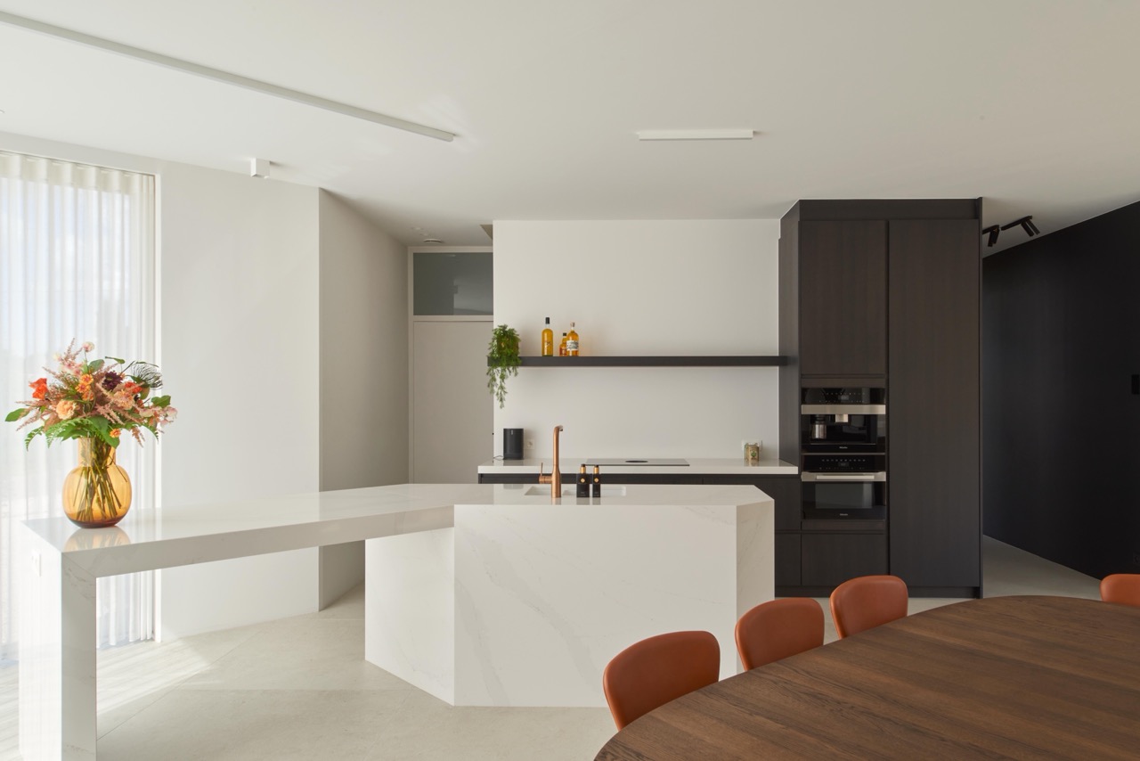 Interieur van de kijkwoning van Concrete House