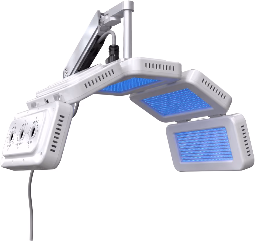 LED-Paneel im blauen Licht, 430 bis 450 nm, gegen Akne und ölige Haut