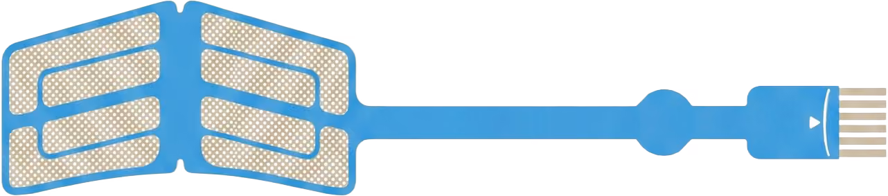 Hals-Patch-Applikator in Aufsicht