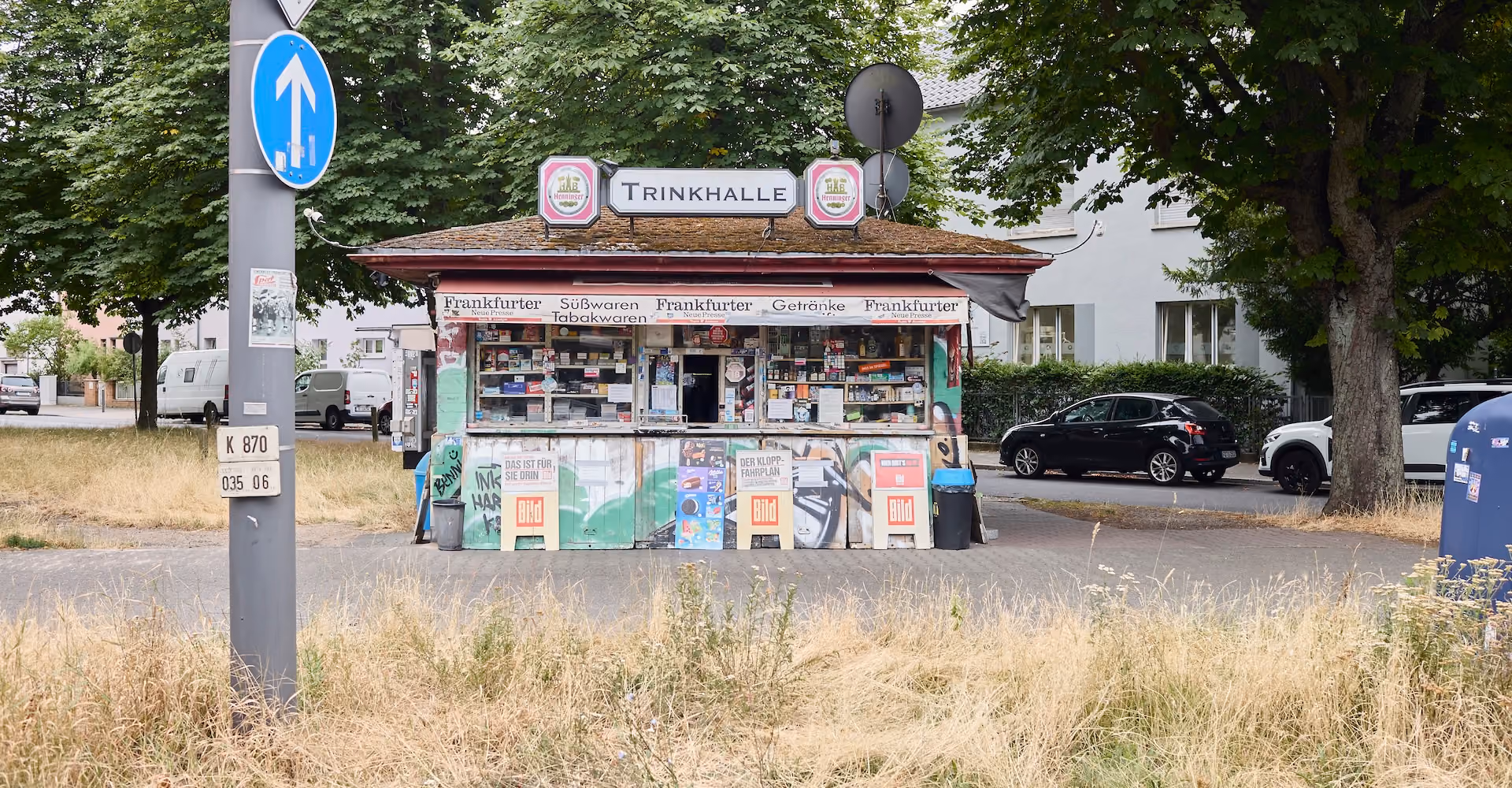 Trinkhalle Nasca in Frankfurt-Riederwald, Außenansicht