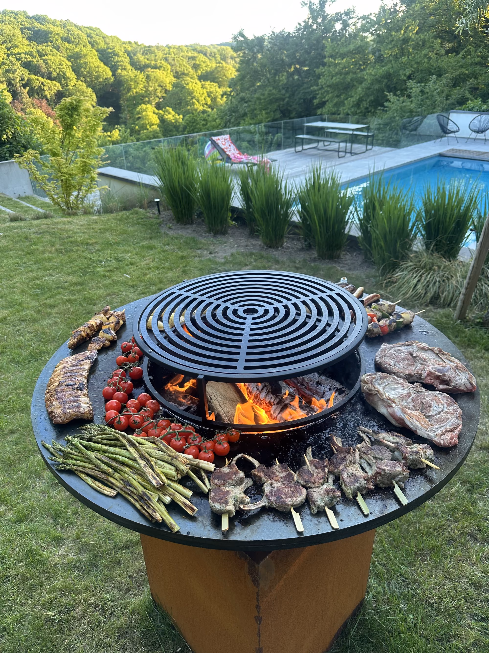 Barbecue gastronomique préparé par Chef Lio