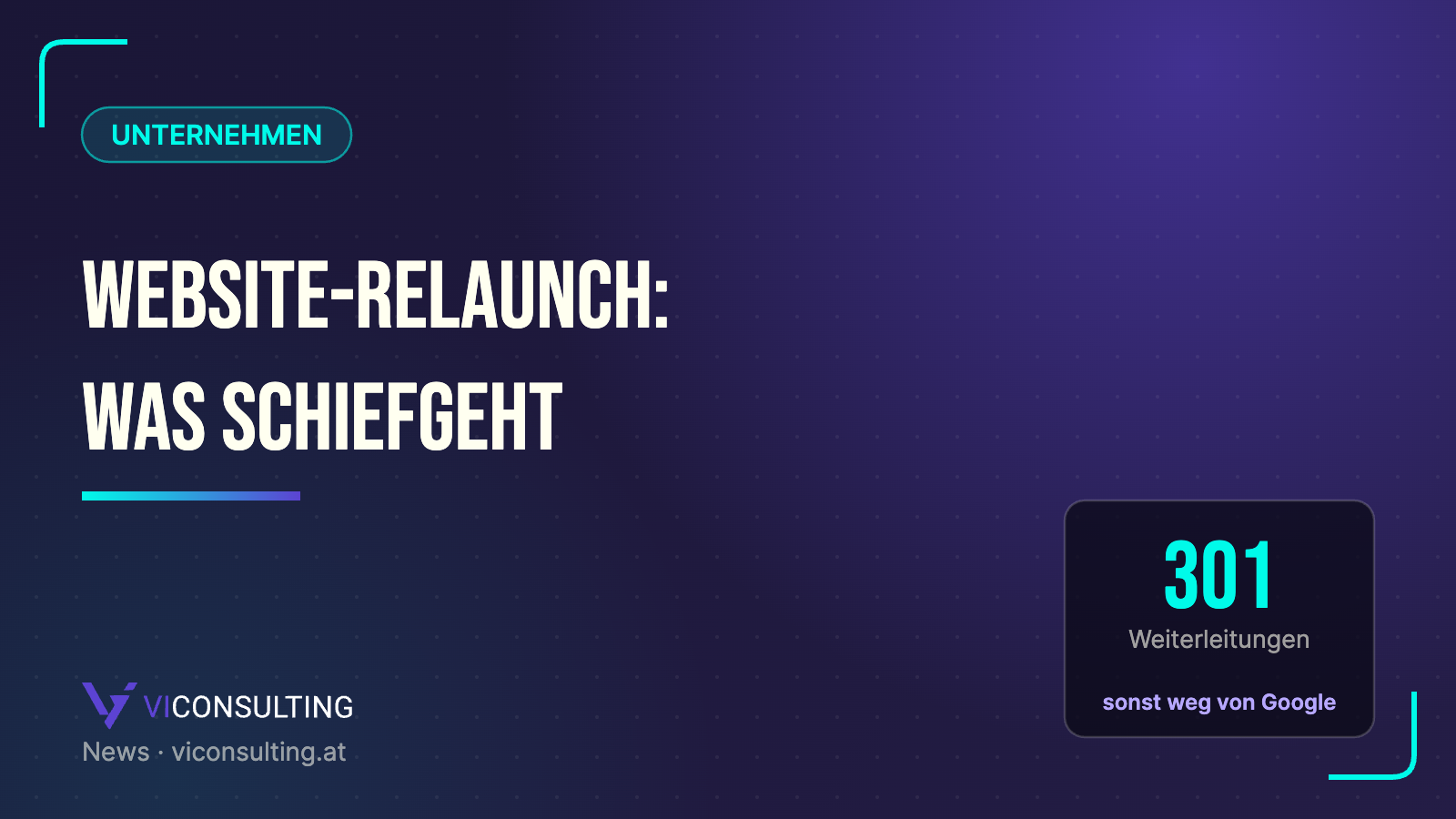 Website-Relaunch – ohne 301-Weiterleitungen verschwindet die Seite aus Google