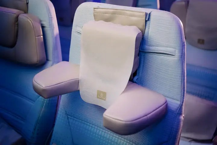Economy Class journeys with worlds first U-Dream headrest