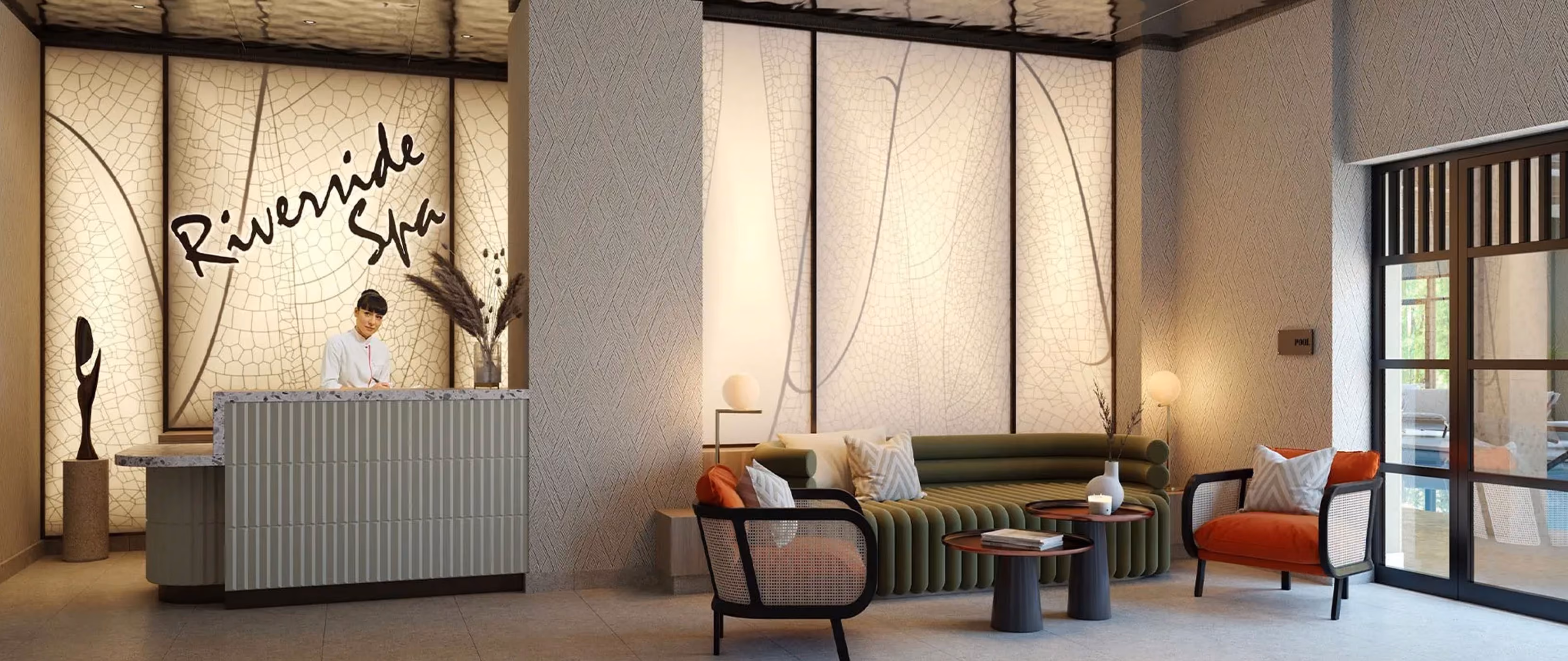Over 18,000 sq ft of premium resident amenity at Heron Wharf, delivered to tier-one developer standards.