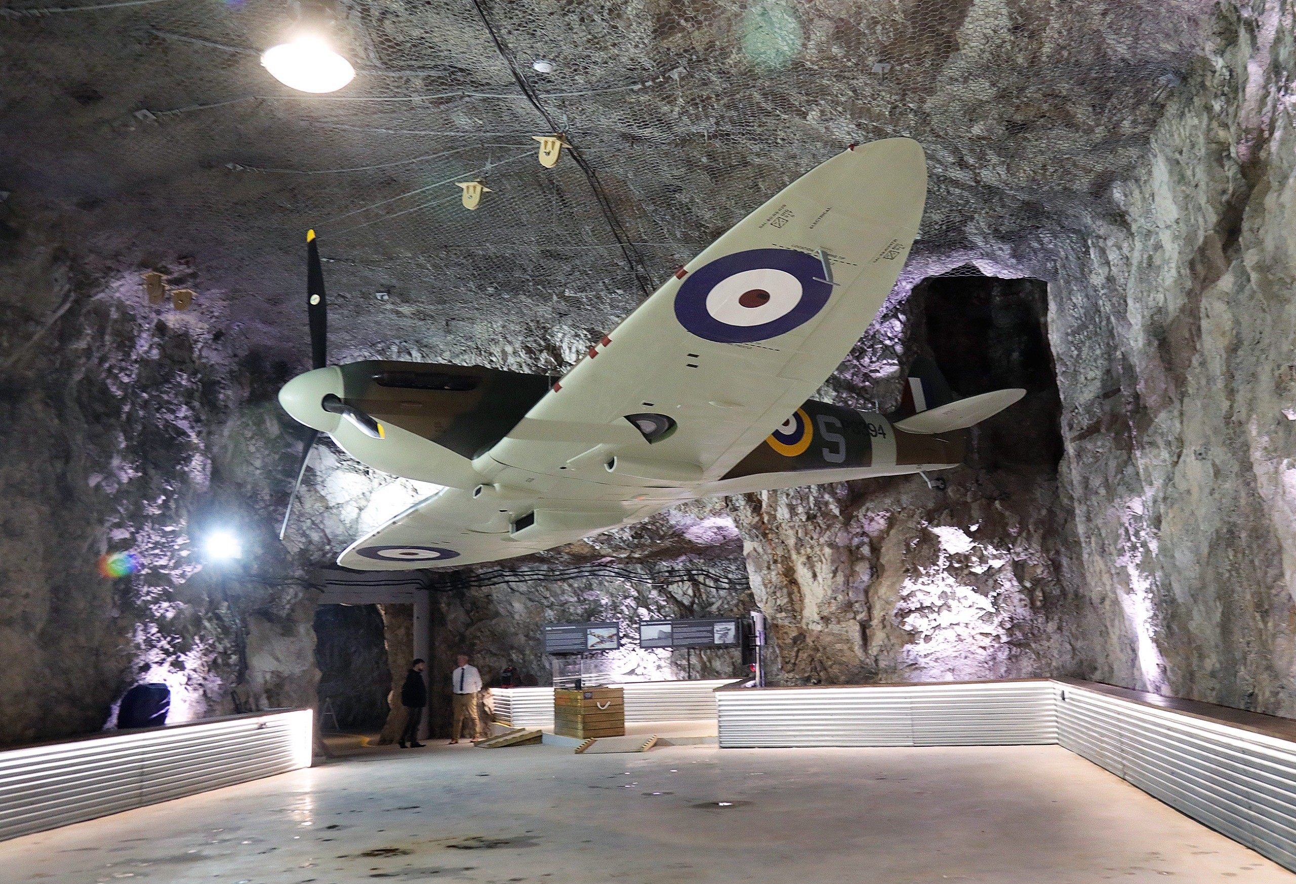 Second World War tunnels inside the Rock of Gibraltar