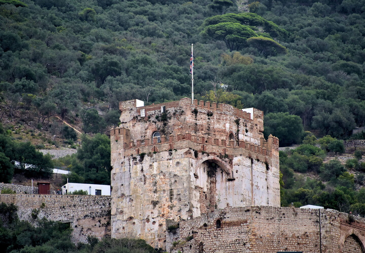 The Moorish Castle overlooking Gibraltar