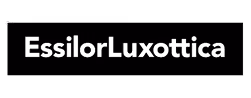 EssilorLuxottica logo with the brand name in black text.