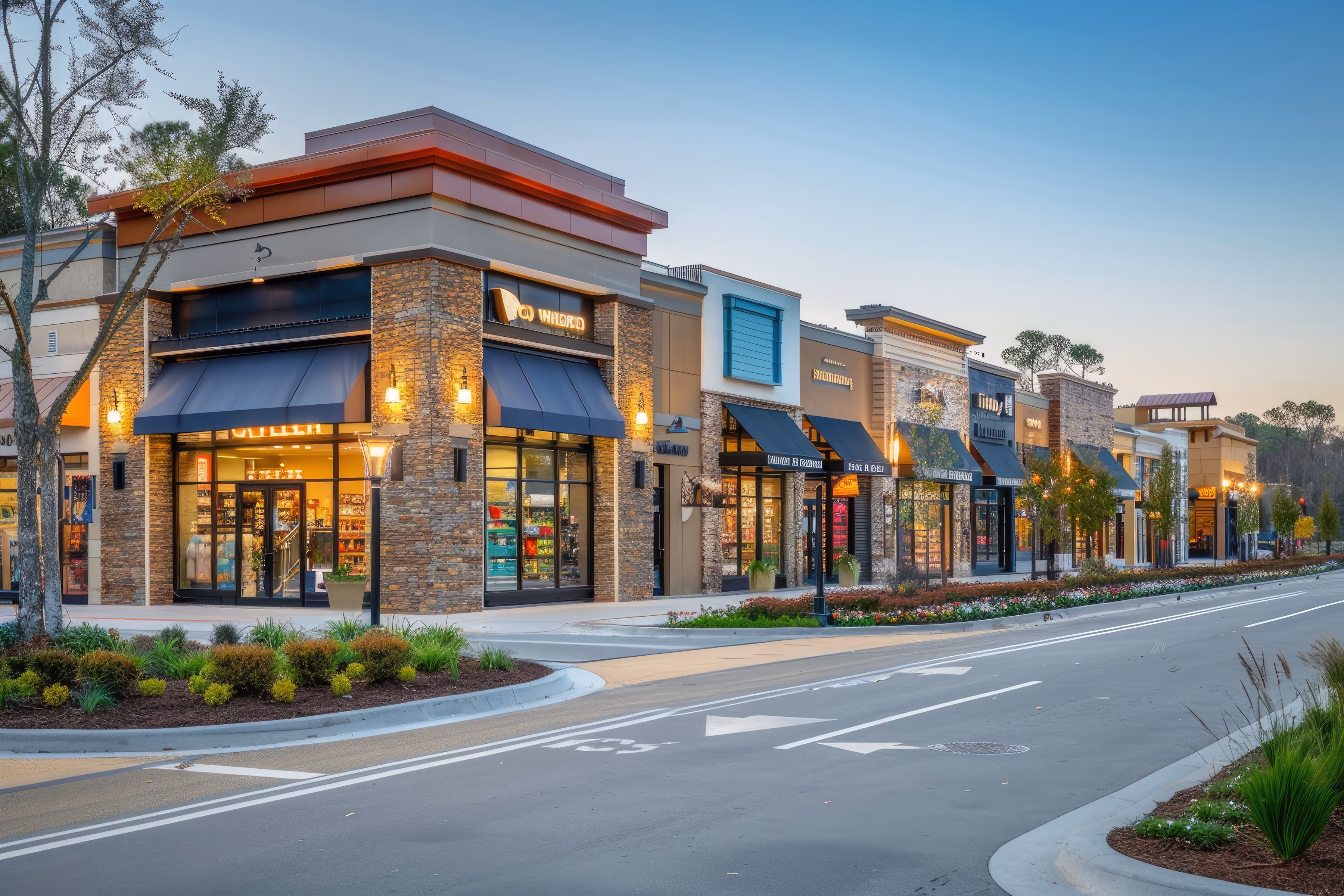 Shopping Mall Stock Image 