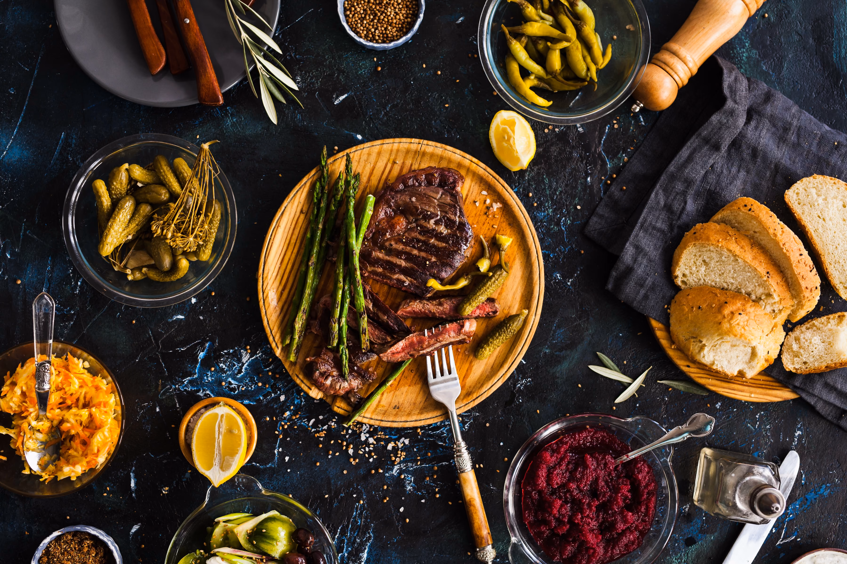 Dinner Food Stock Image