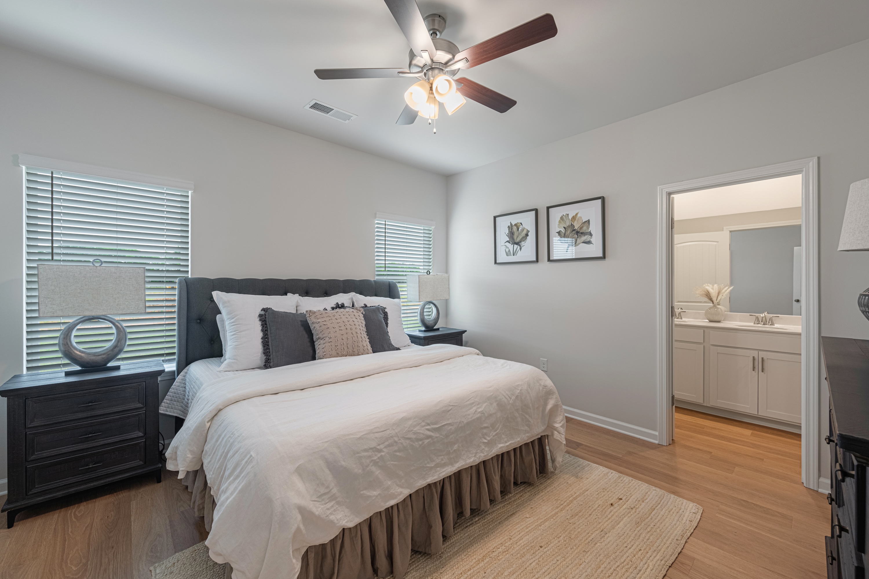 Bedroom and Bathroom