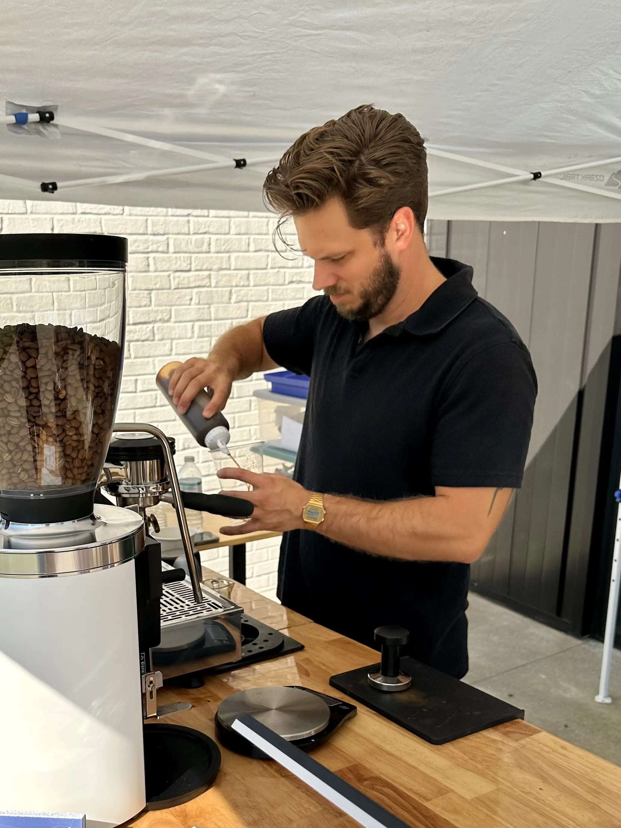 Onward Coffee setup at a corporate event