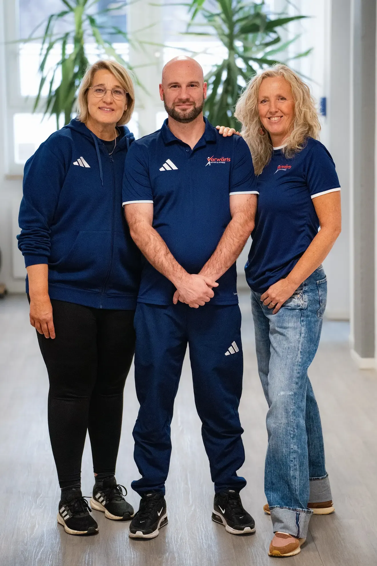 Trainings- und Fitnessbereich der Praxis Vorwärts Physio & Fitness