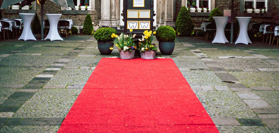 Rood evenemententapijt