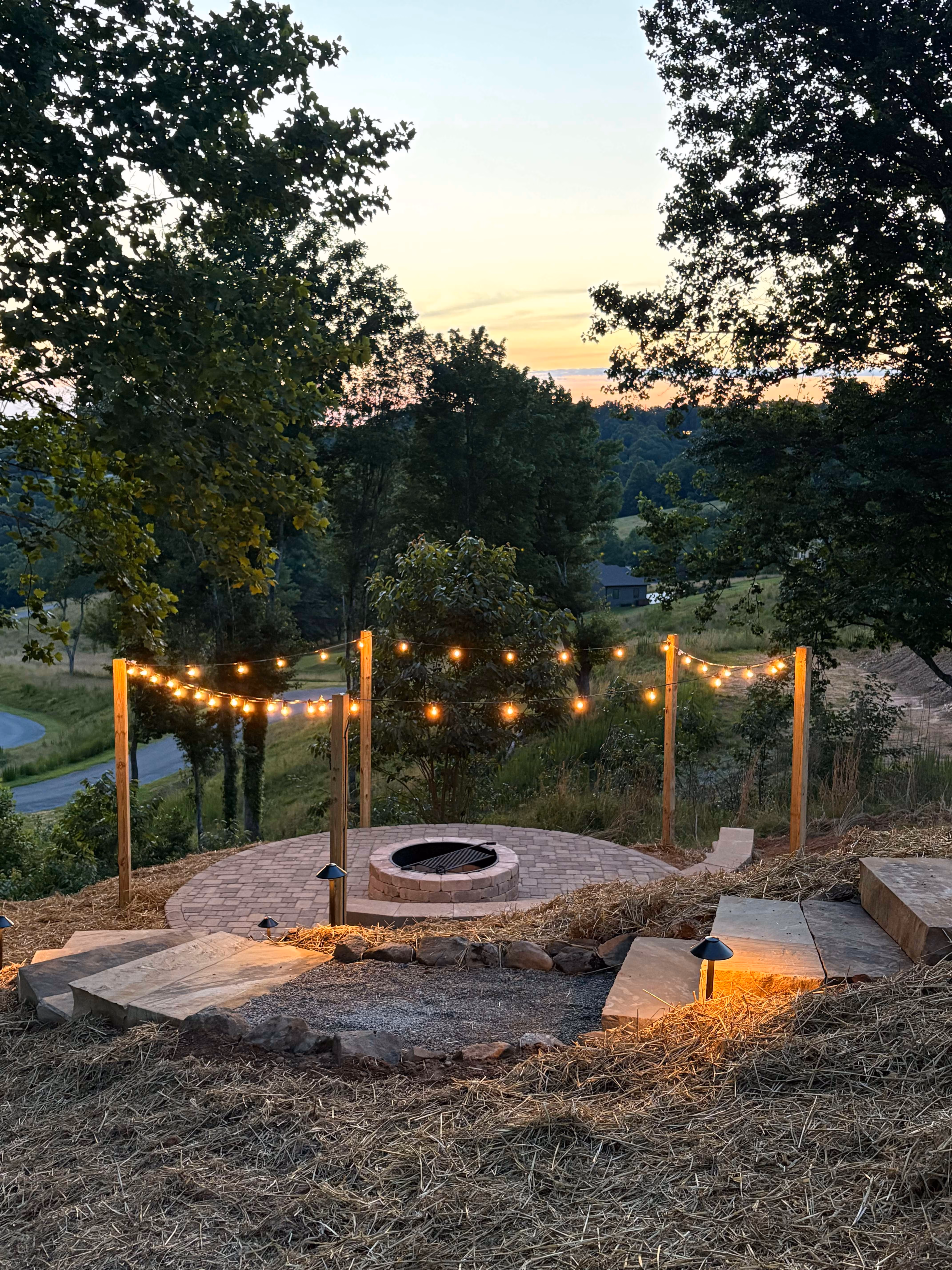 Paver walkway and patio design