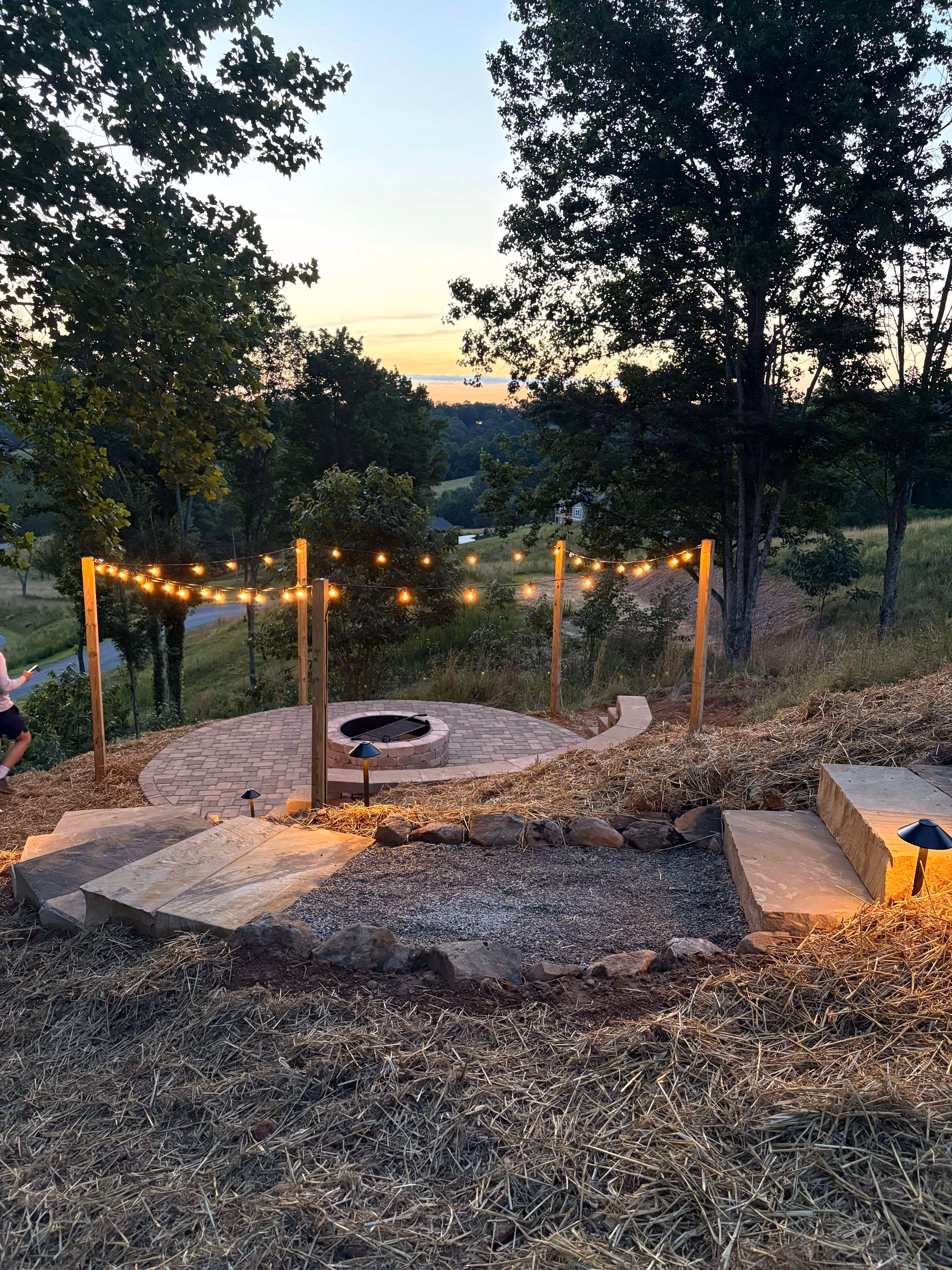 Custom paver patio installation by Rowland Outdoor Design