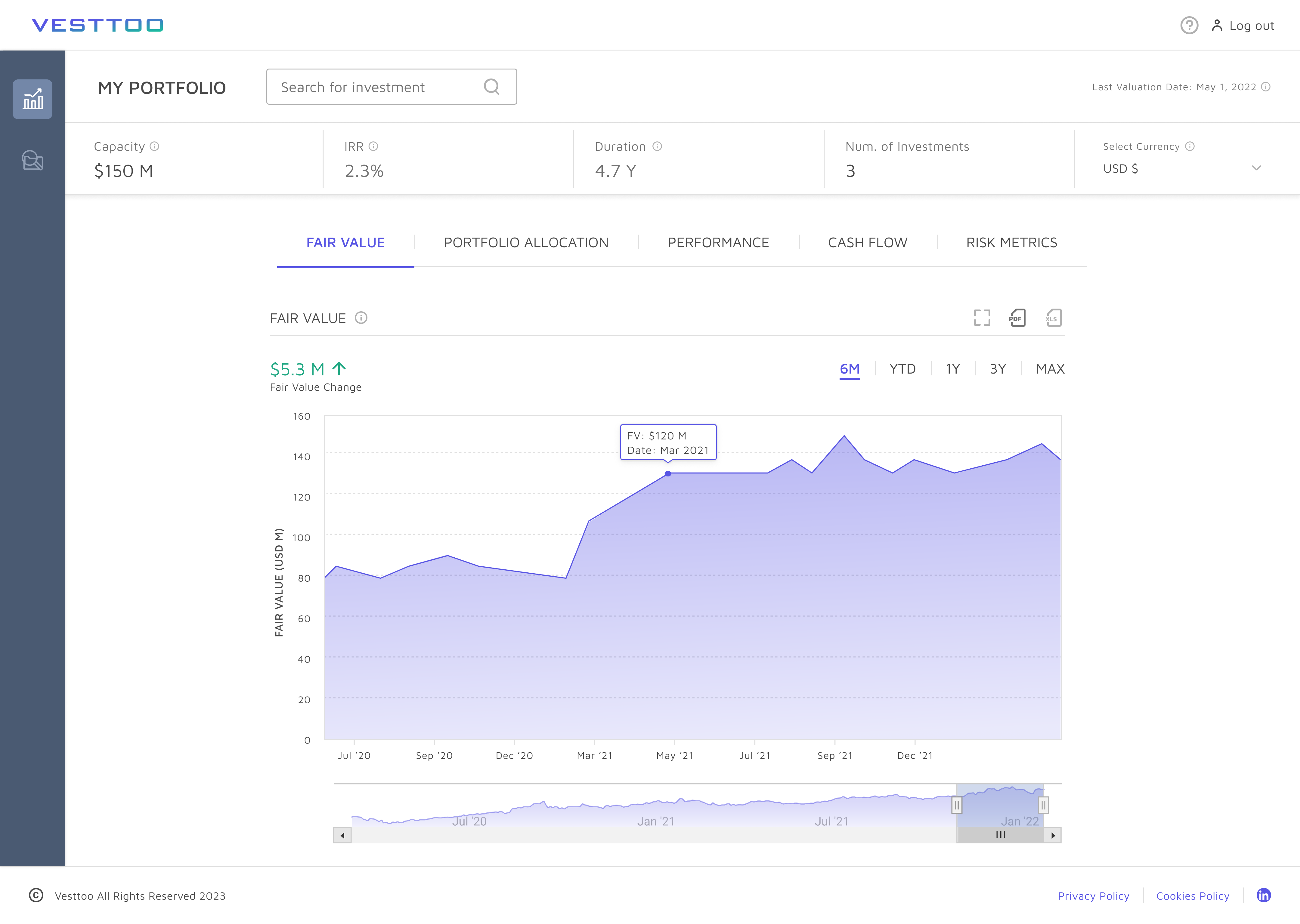 Portfolio value design phase 3
