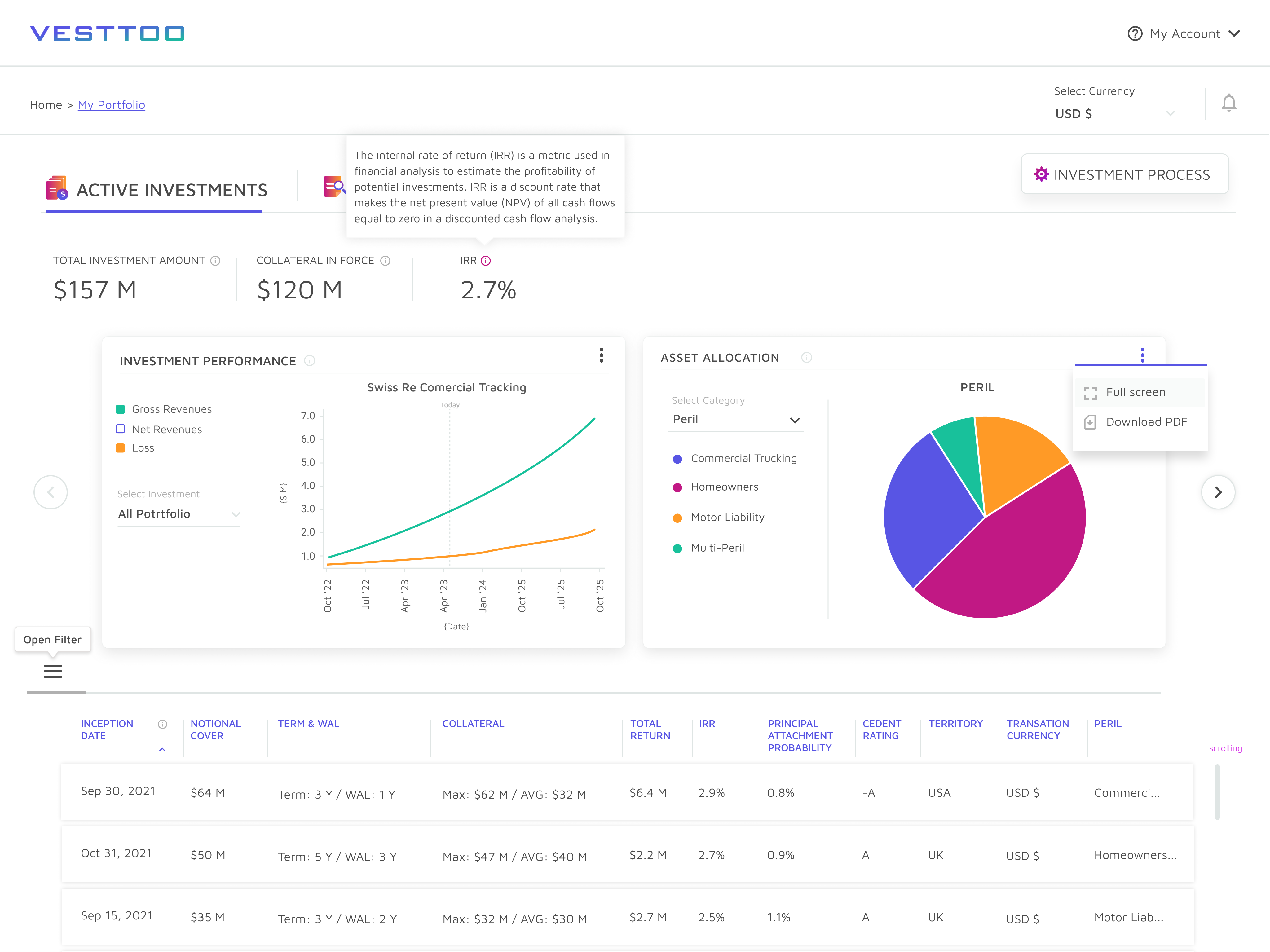 Portfolio assets design phase 1
