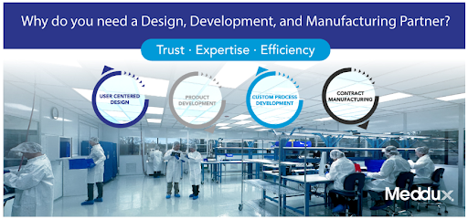 Meddux: contract design, development, and manufacturing for therapeutic medical devices