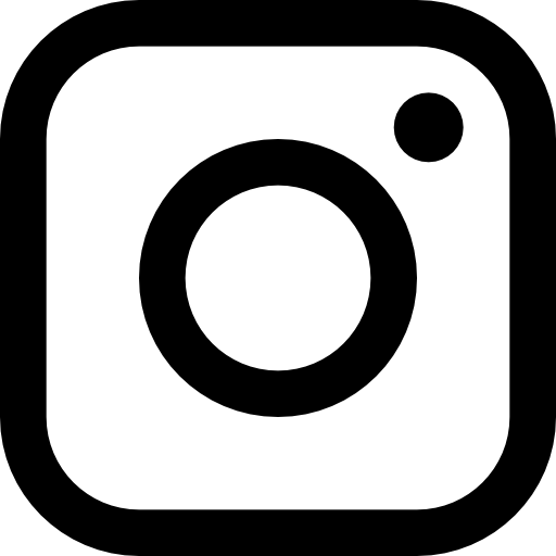 Instagram app icon showing a simplified camera with a rounded square border.