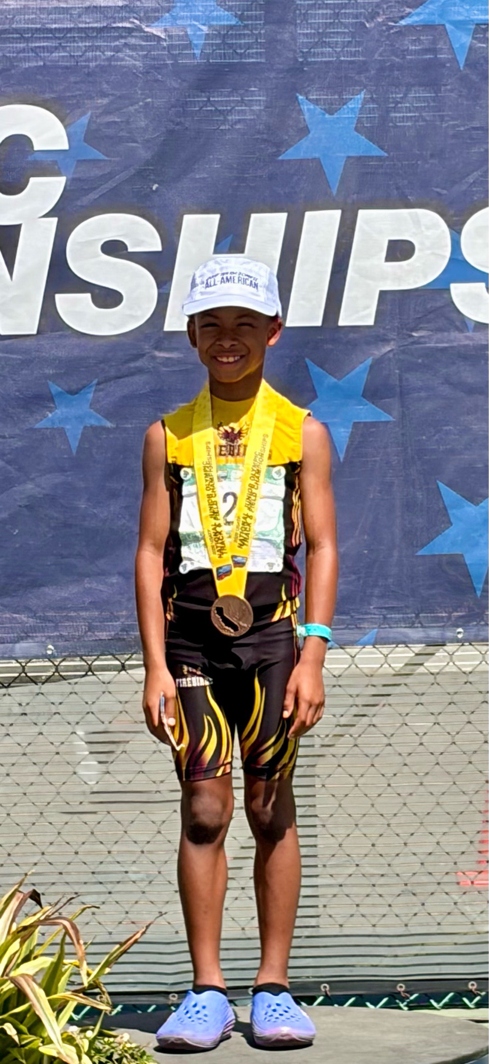 Charles Walker, 8U boys 200 meter All-American