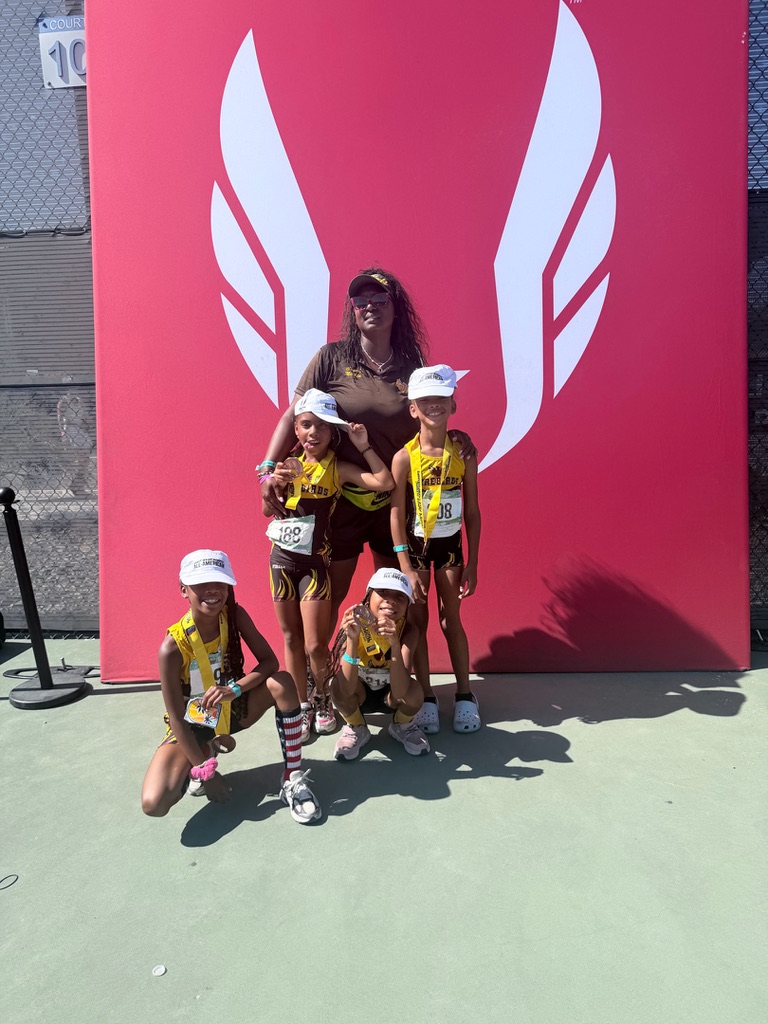 Firebirds athlete during competition at the 2026 Junior Olympics