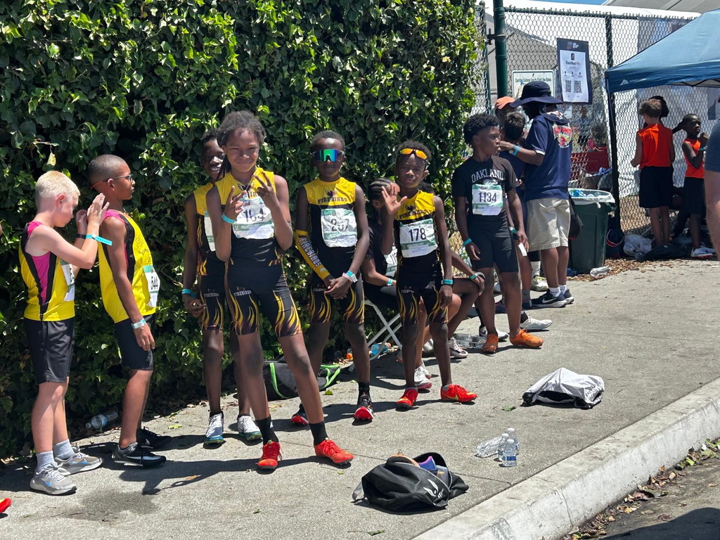 Firebirds athlete celebrating at the 2026 USATF Junior Olympics
