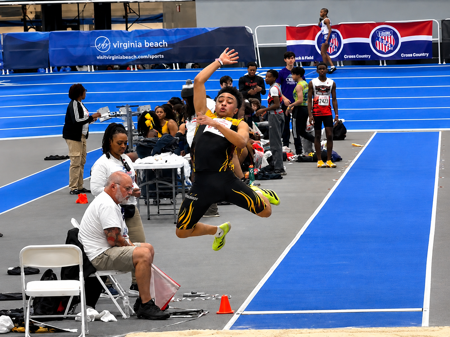 Bryan-Luke Price at the 2026 AAU Indoor National Championships