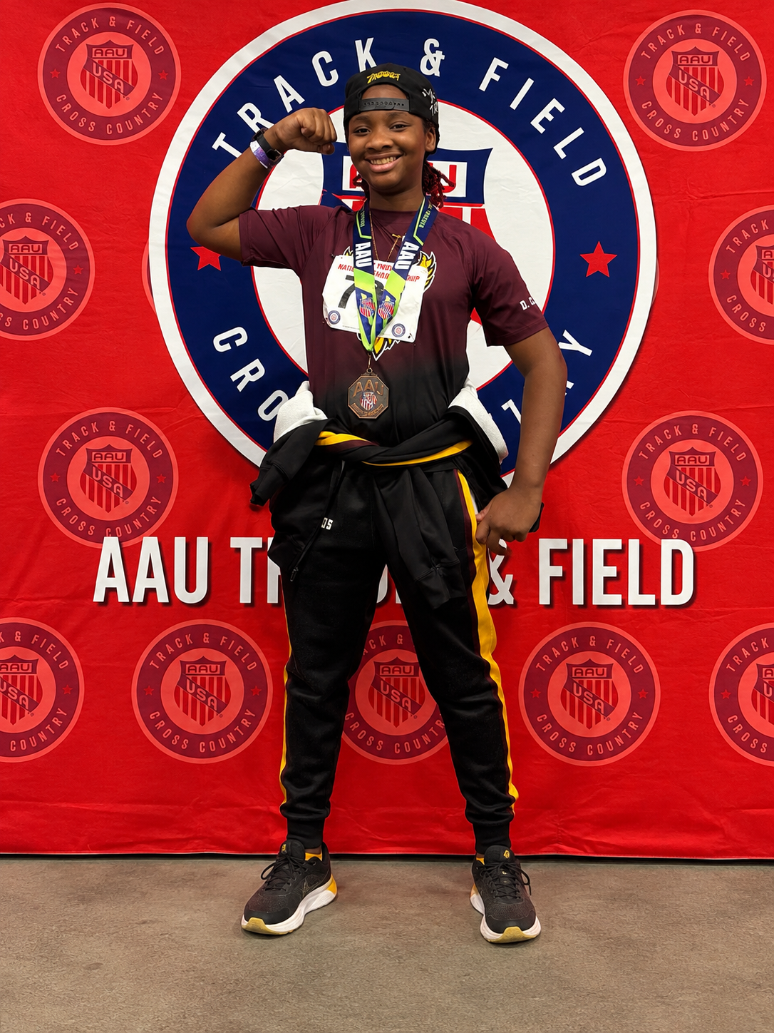 Dahlia Coleman at the 2026 AAU Indoor National Championships