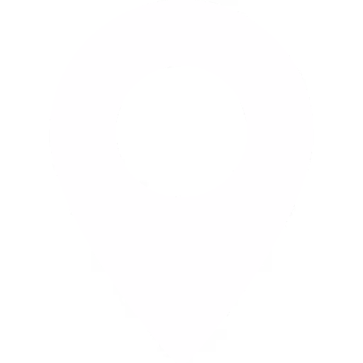 White map pin icon on black background symbolizing a location marker.