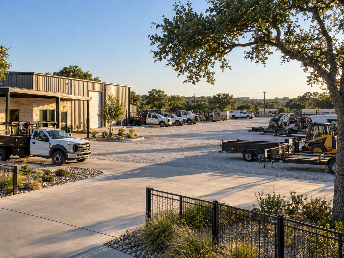Professionally operated outdoor storage property in North Texas