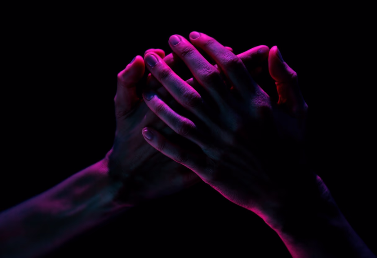 [background image] image of hands working together (for a humanitarian aid nonprofit)