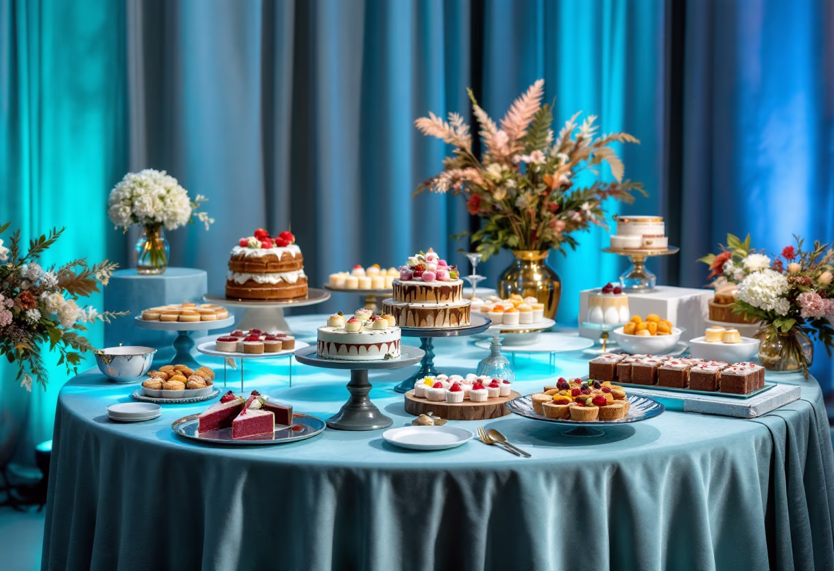 image of wedding catering display