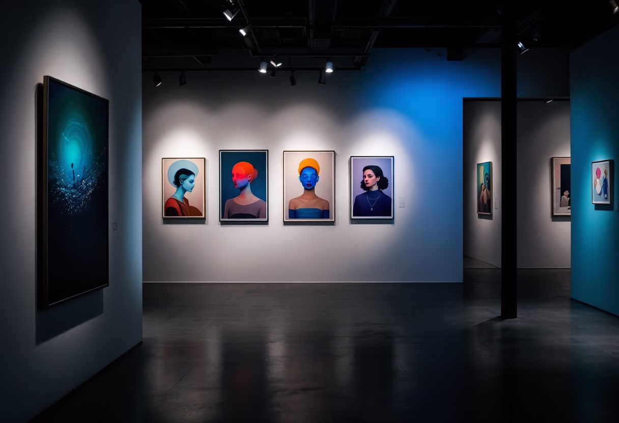 [background image] image of gallery interior (for an art gallery)