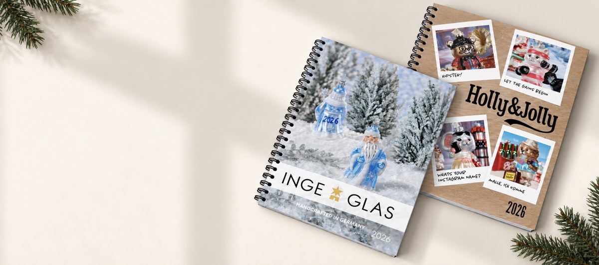 Die Printkataloge von Inge Glas und Holly & Jolly