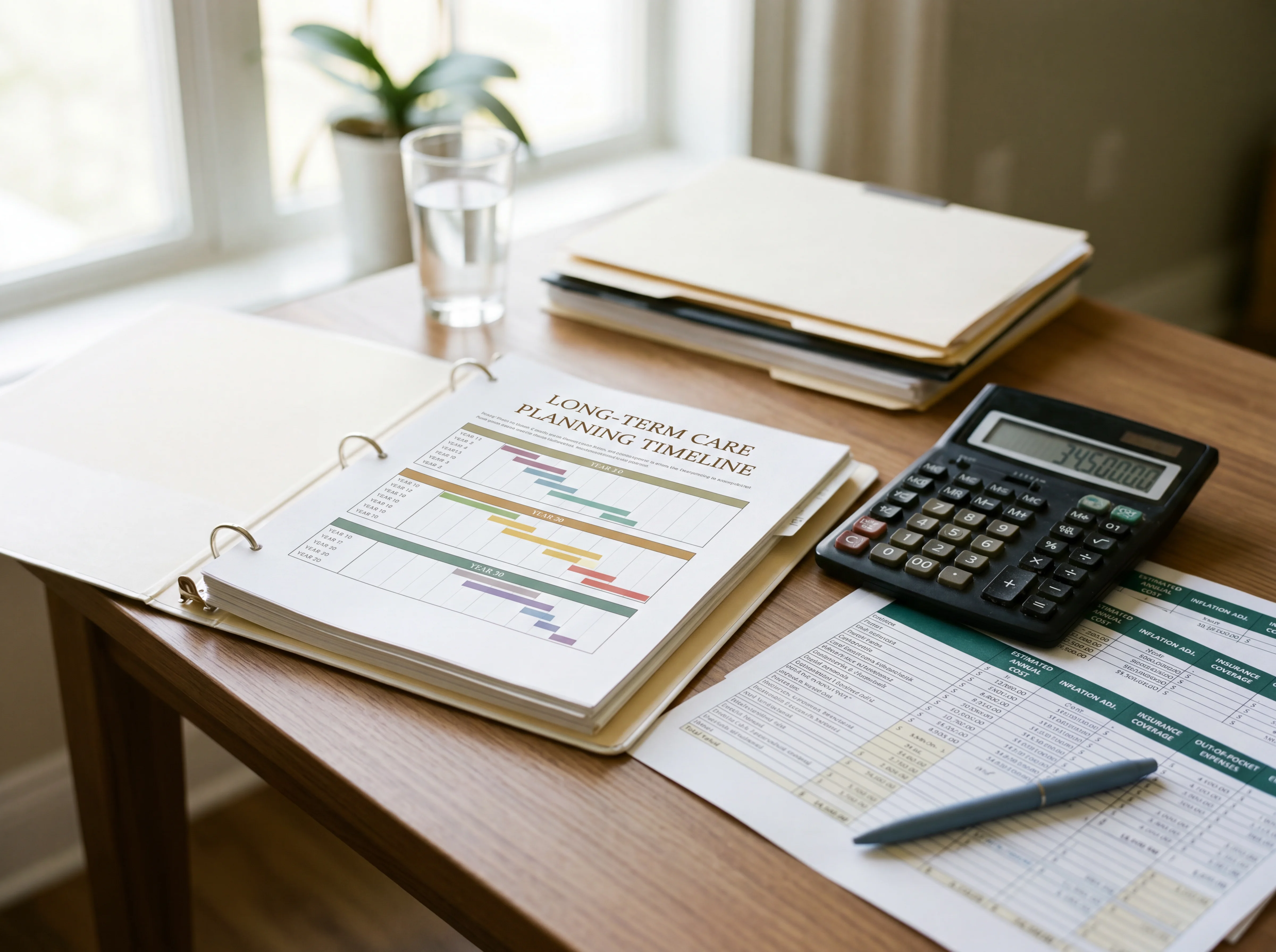 Life care planning document projecting long-term cost of care for a personal injury claim