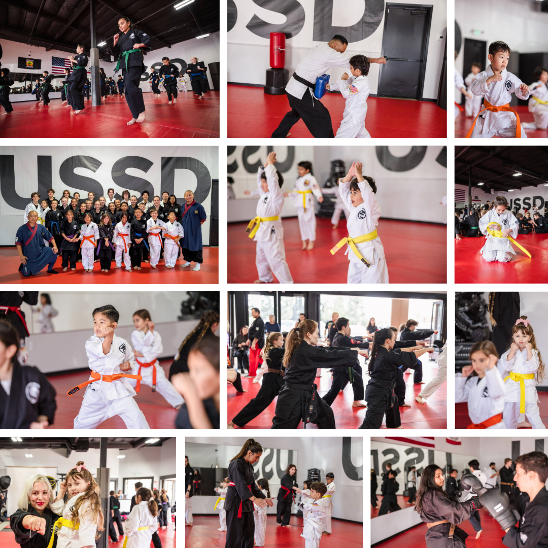 Lake Forest Karate Students Training