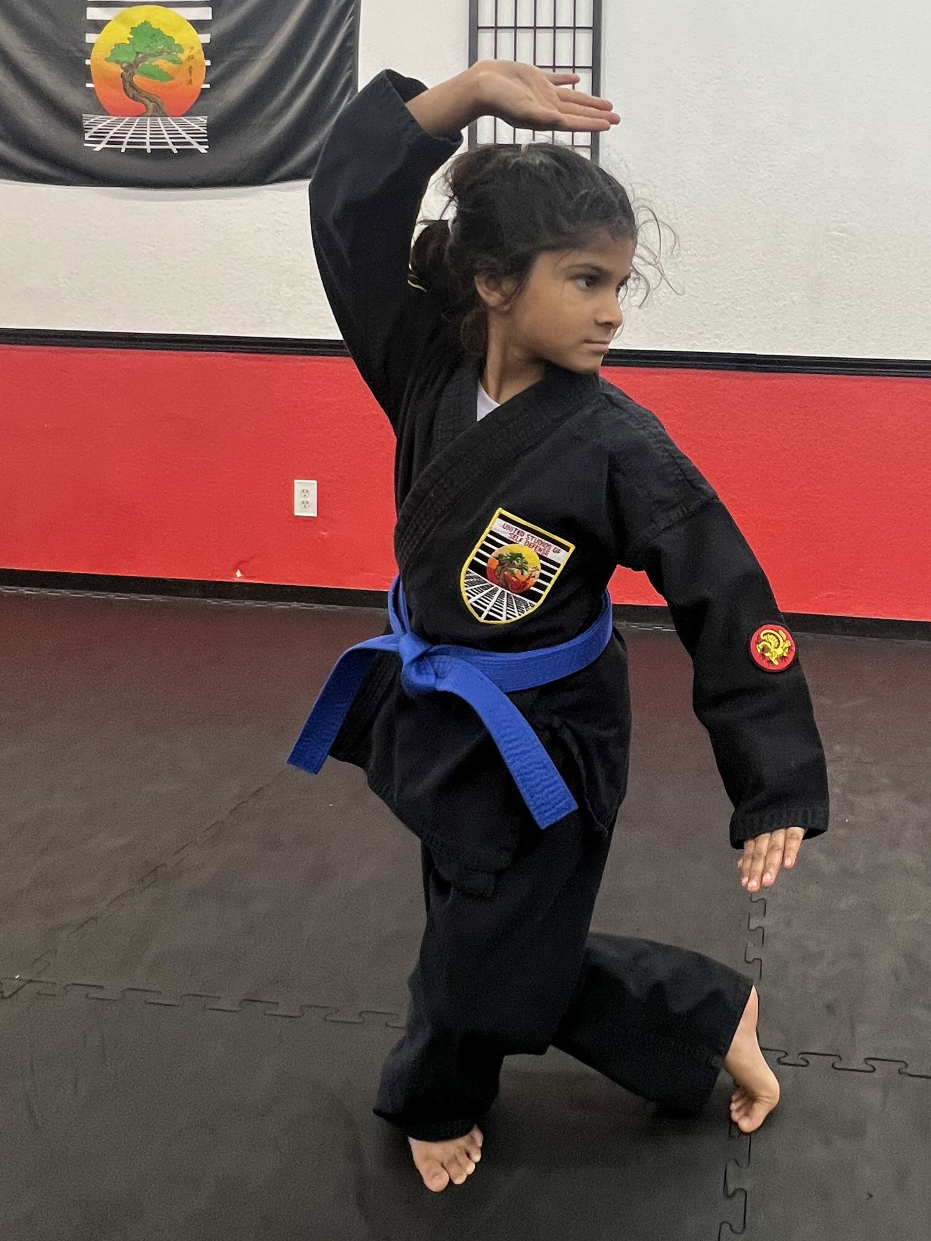Young Purple Belt in Kids Karate In Lake Forest
