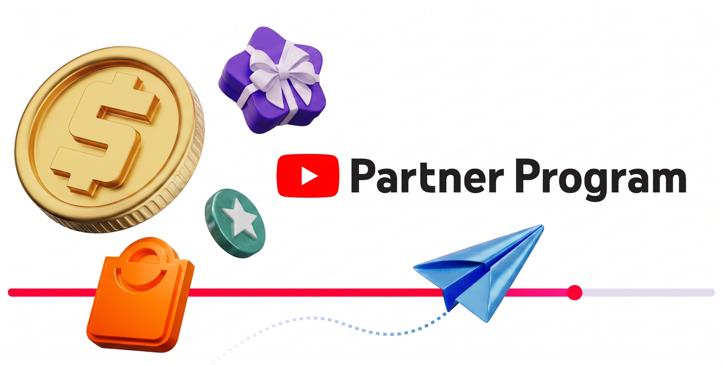 Official YouTube Partner Program banner from the YouTube Blog announcement of 2026 program changes. Image courtesy of YouTube.