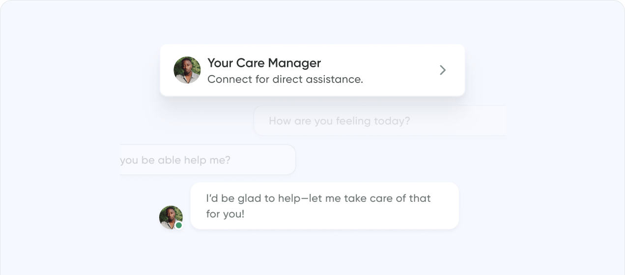 Solace Care Manager interface