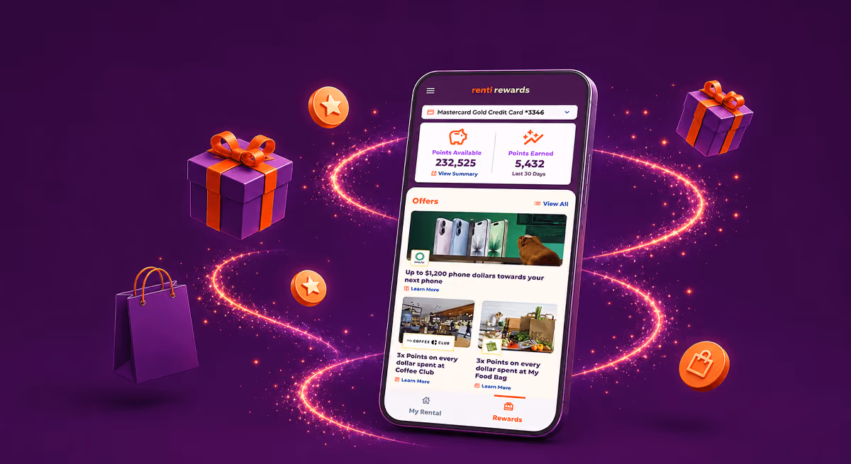 Points stacking up from rent payments