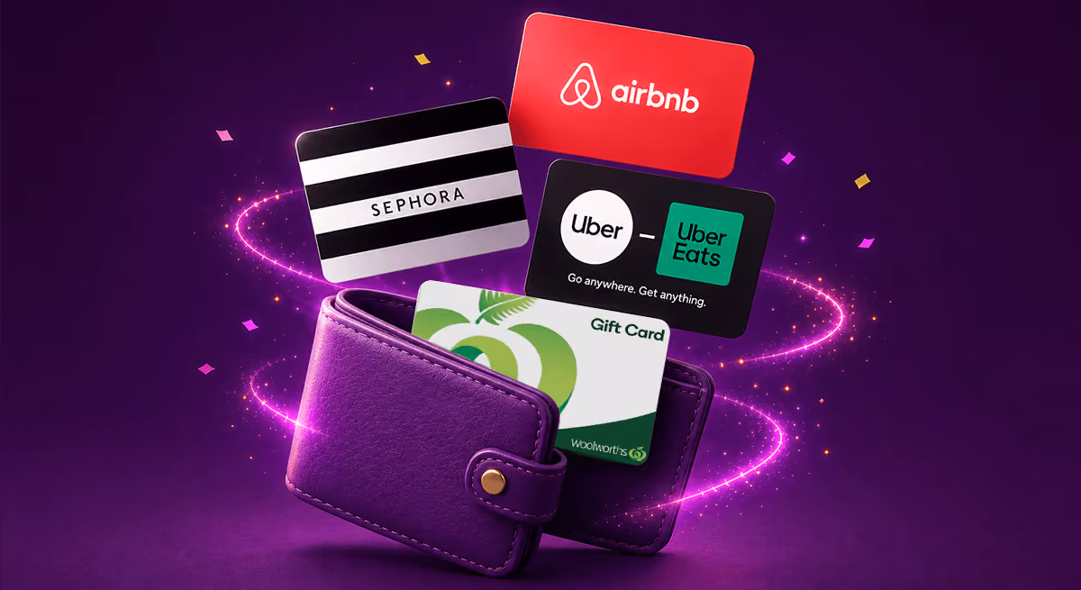 Wallet overflowing with rewards from rent payments