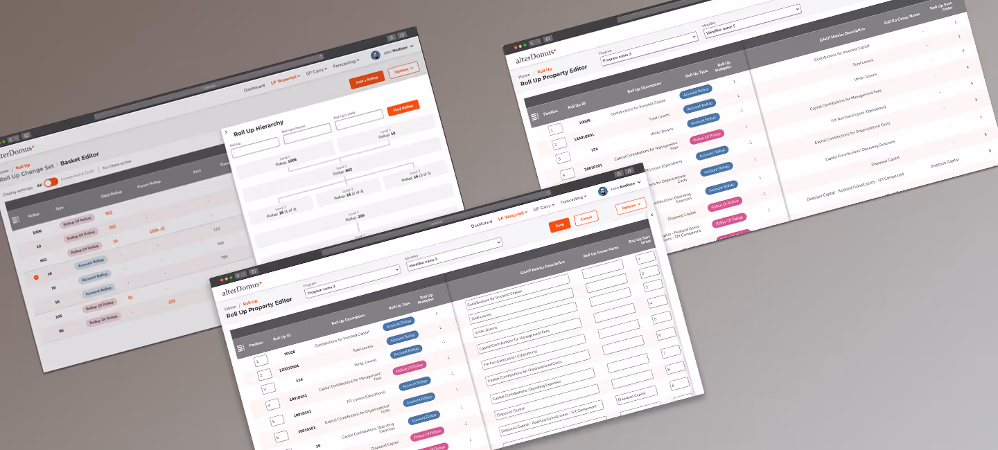Euvic and AlterDomus CapAssure platform interface